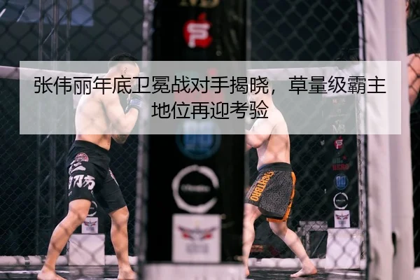 张伟丽年底卫冕战对手揭晓，草量级霸主地位再迎考验